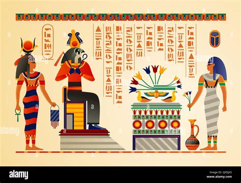 Egyptian culture mythology rituals ancient gods scenes symbols ...