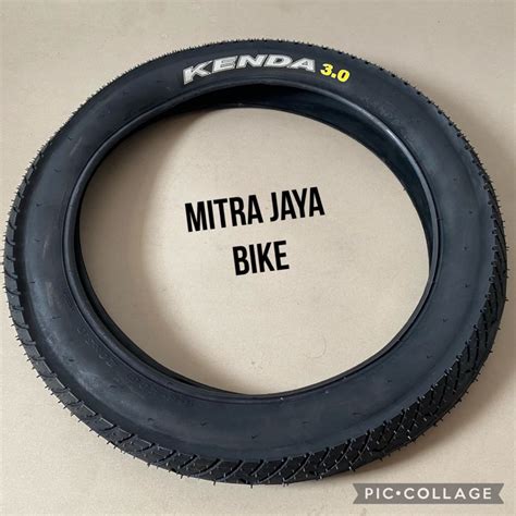 Jual Ban Luar Kenda 20 X 3 0 Ban Jumbo Black Nylon Ban Luar Sepeda BMX