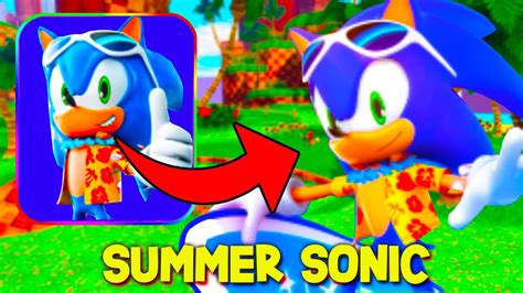 NEW SUMMER EVENT SUMMER SONIC SKIN In SONIC SPEED SIMULATOR