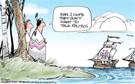 Political cartoon U.S. Thanksgiving Native Americans Trump | The Week