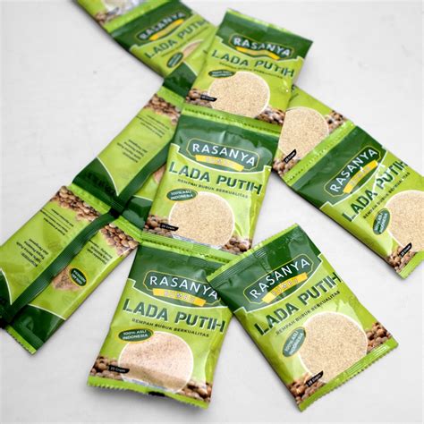 Jual Merica Putih Lada Putih Bubuk Sachet Renceng 25gr Cap Rasanya By