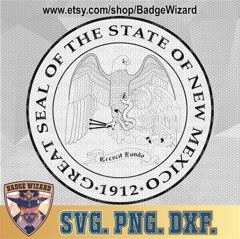 New Mexico Seal SVG , NM State Seal Cricut, New Mexico State Png, Dxf ...