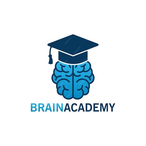 Premium Vector Brain Academy Logo Template Design