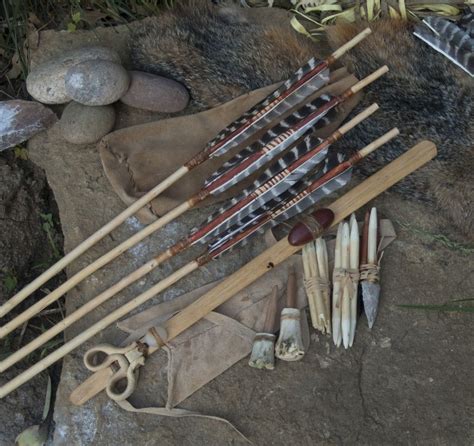 Broken Roof Cave Atlatl Set Survival Fishing Wilderness Survival