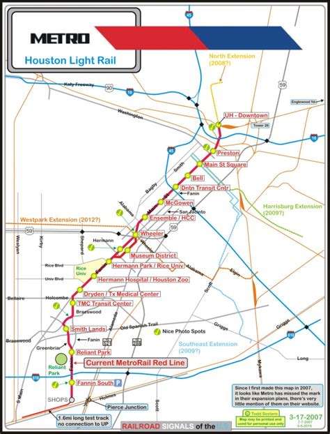 The Houston Light Rail System