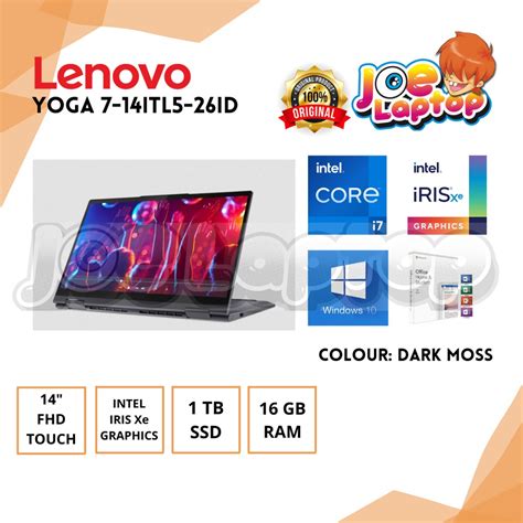 Jual Lenovo Ideapad Yoga Itl Id Dark Moss I G Win