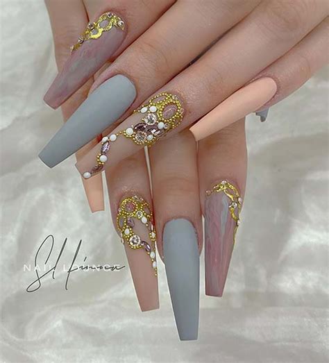 65 Fun Ways To Wear Ballerina Nails Stayglam