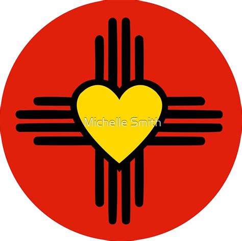 "Zia Heart Symbol" Stickers by Michelle Smith | Redbubble