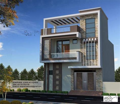 Pics Modern Front Elevation Home Design And Description Alqu Blog