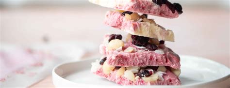 Yoghurt Protein Bark With Cranberries Dessert Recipes Handb