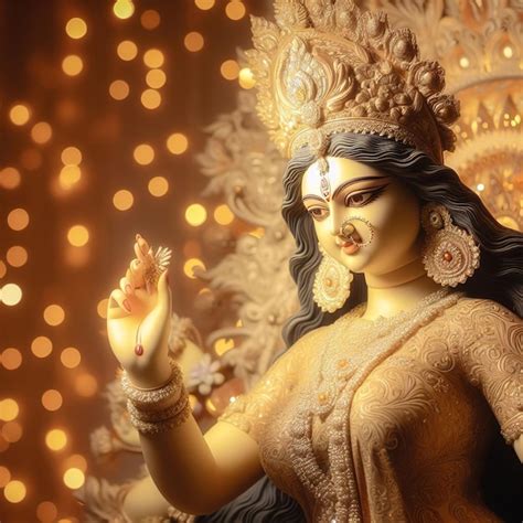 Premium Photo Goddess Durga Jai Mata Di