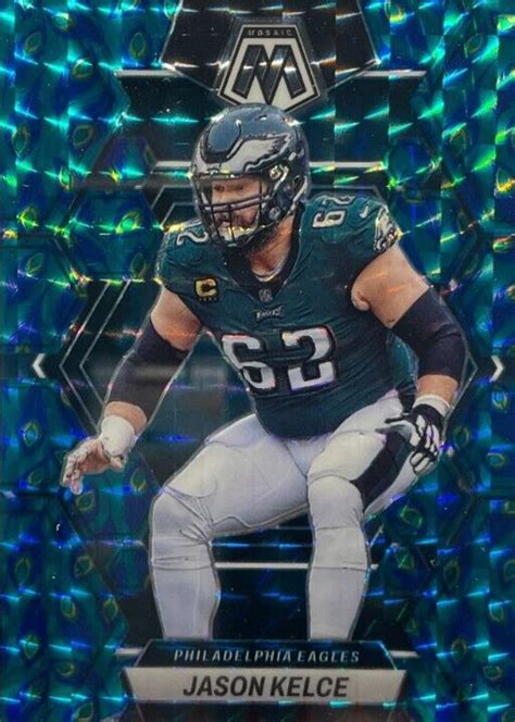 Jason Kelce Mosaic Choice Peacock Ssp Price Guide Sports