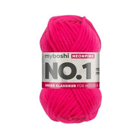 Myboshi No Neon Knallige Neon Wolle In Neonpink