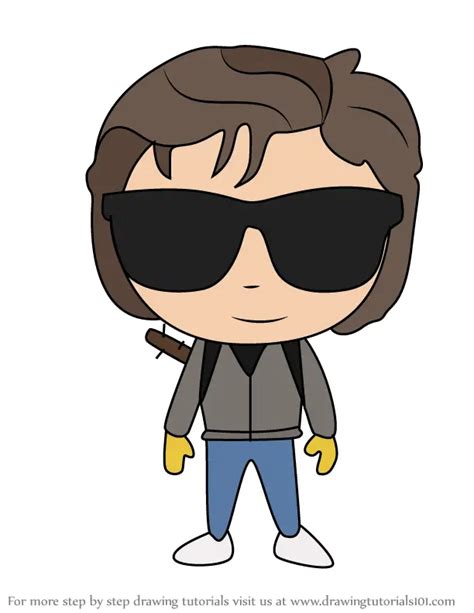 How to Draw Steve Harrington Stranger Things (Stranger Things) Step by ...