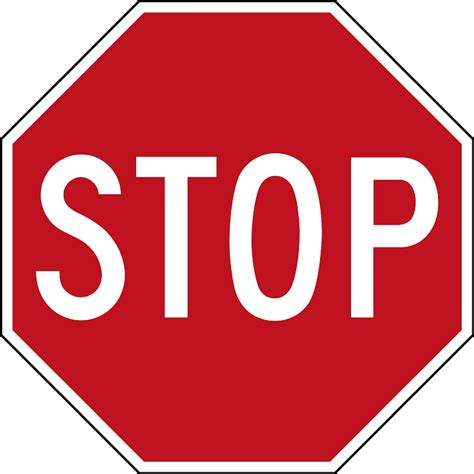 Stop Sign Wall Decal Sticker Large 12x12 Inch Wall Decoration Decor Sticker Vinyl