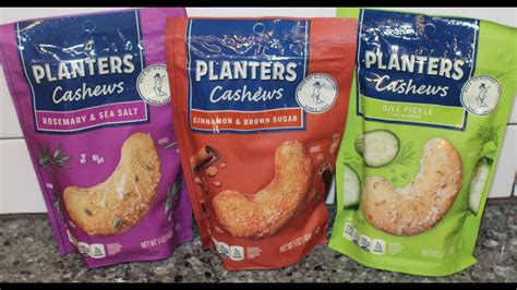 Planters Cashews Rosemary Sea Salt Cinnamon Brown Sugar And Dill