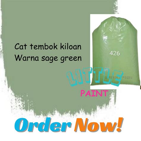 Cat Tembok Kiloan Sage Green Kg Cat Tembok Sage Green Cat Kiloan