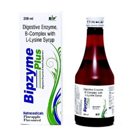 Bipzyme Plus Digestive Enzyme Syrup Ml Third Party Manufacturing At