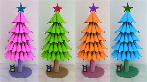 DIY Paper Christmas Tree Paper Se Christmas Tree Banana Christmas Tree