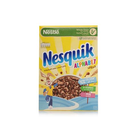 Nesquik Alphabet Cereal 325g Price In UAE Spinneys UAE Supermarket