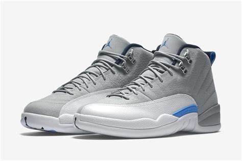 Air Jordan 12 Grey University Blue Release Date - Sneaker Bar Detroit