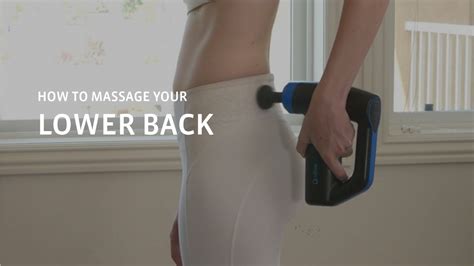 [video] How To Use Massage Gun On Lower Back Njoie