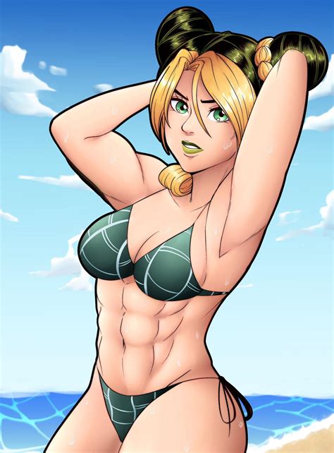 Jolyne In A Bikini Jojos Bizarre Adventure Know Your Meme