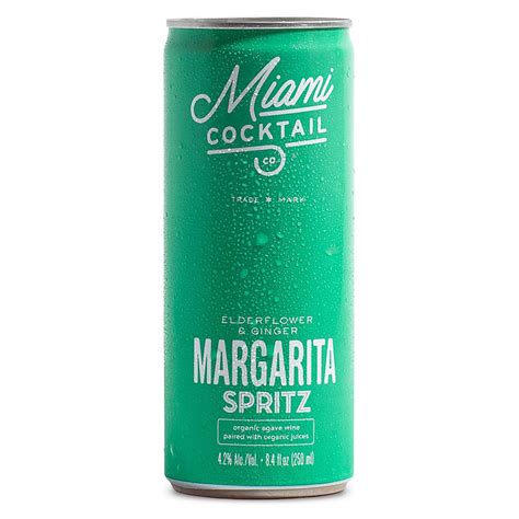 Miami Cocktail Co Organic Margarita Spritz 42 Shop Now