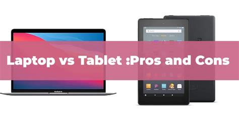 Laptop vs Tablet: Pros and Cons - Creatives Block