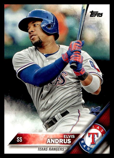 Topps Elvis Andrus Texas Rangers Ebay