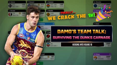 Supercoach Edge Damos Team Talk Round We Ve Cracked The