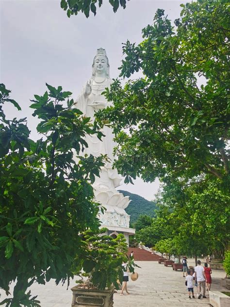 The Big Lady Buddha Statue in Da Nang, Vietnam. Editorial Photography ...