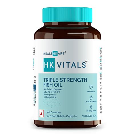 Hk Vitals Triple Strength Fish Oil At Best Price In India