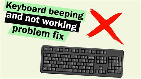 How To Fix Keyboard Beeping And Not Working Problem In Windows Youtube