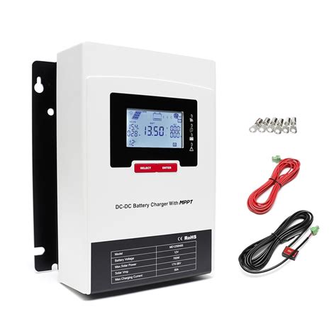 PowMr Régulateur de charge solaire MPPT 30 A 12 V DC vers DC Chargeur