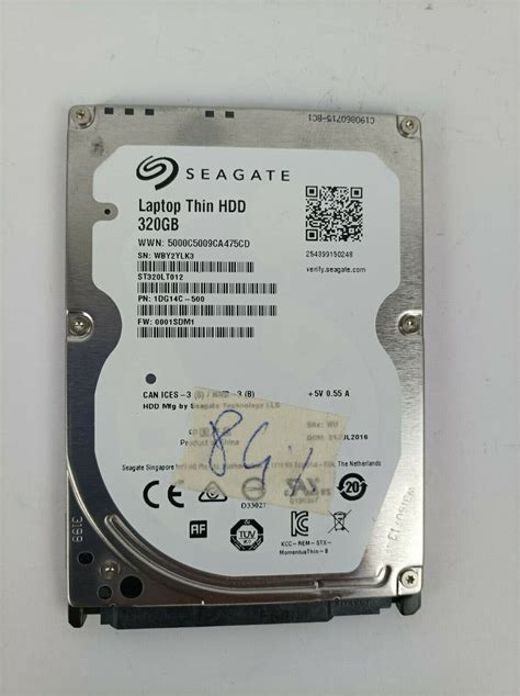 Seagate Laptop Thin 320gb ST320LT012 0001SDM1 100729420 REV B HDD 2 5