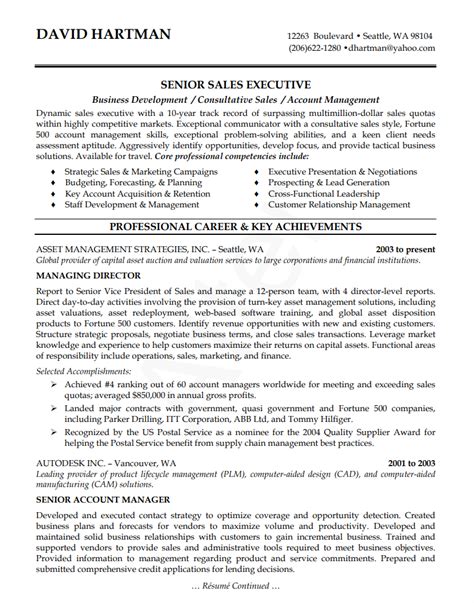 Sales Consultant Resume Example