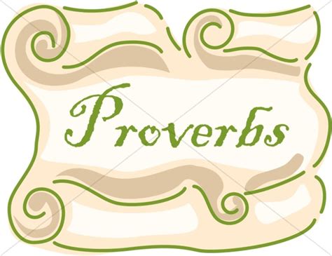 Proverbs Scroll | Books of the Bible Word Art