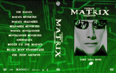 The Matrix Ultimate Collection Movie Dvd Custom Covers Ult