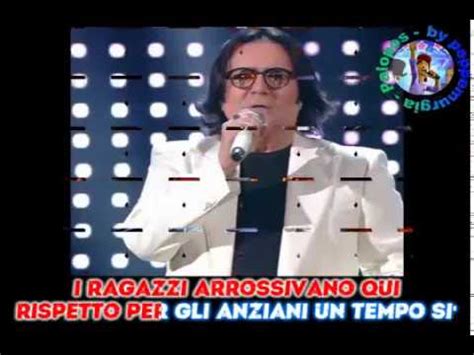 Renato Zero Il Tuo Sorriso Karaoke Fair Use YouTube