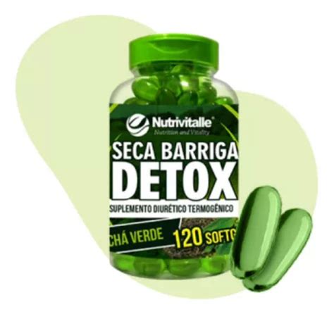 Seca Belly Detox C Psulas Con Sabor A T Verde Mercadolibre