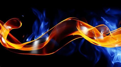 Premium Photo | Fire and Ice Dance