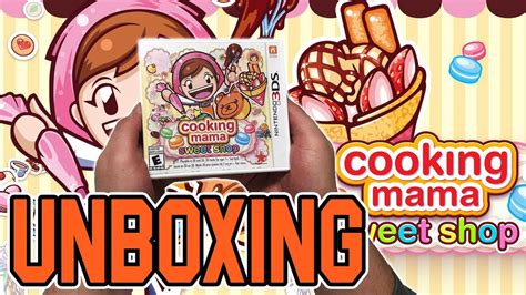 Cooking Mama Sweet Shop Nintendo 3ds Unboxing Youtube