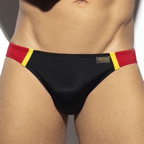 Bikini De Ba O Banderas Negro Ba Adores Slips Para Hombre De Mar