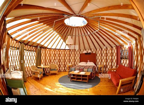 Fabric and wood framed yurt structures for, luxurious, upscale ...