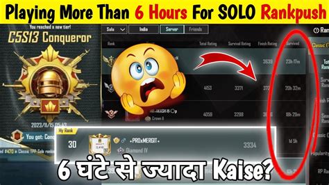 🇮🇳day 03 How To Get High Plus In Solo Conqueror Bgmi Solo Conqueror