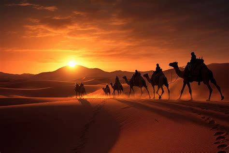 Camel caravan desert outdoors nature. | Free Photo - rawpixel