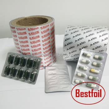 Heat Sealing To Pp Ps Pvc Pvdc Capsule Pill Blister Packaging View