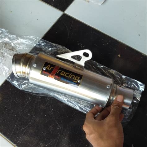 Jual KNALPOT AR1 DOS JRM POLOS KOU D50 51 Jrm KNALPOT Racing Silencer