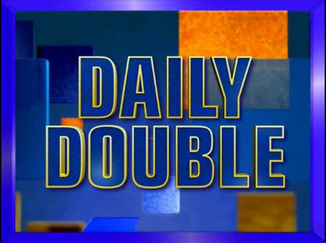 Image - Jeopardy! 2005-2006 Daily Double title card.png | Game Shows ...